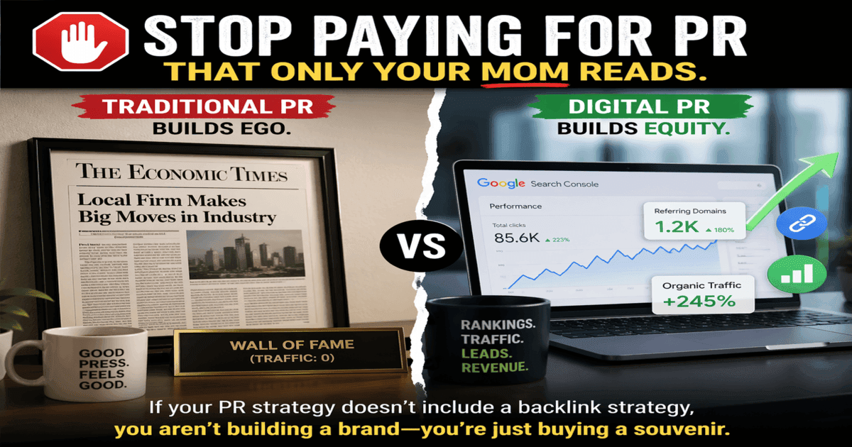 Digital PR vs. Traditional PR. What Actually Works for Google Rankings?