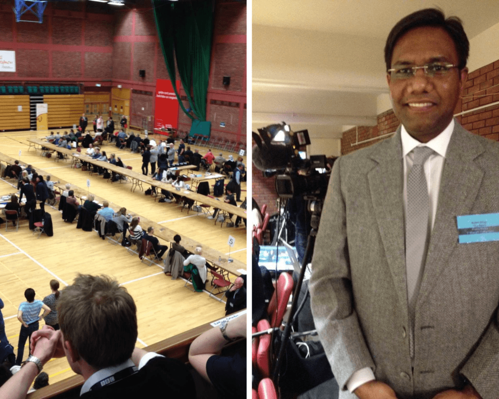 Romit PR Founder Reporting for Sky News, UK