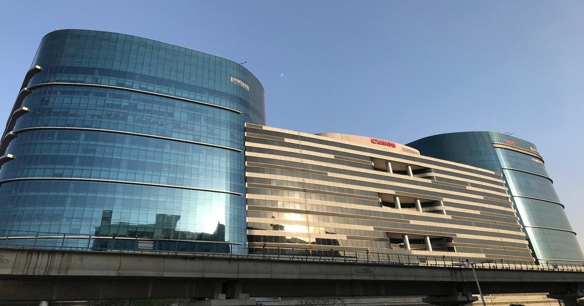 Gurgaon Cyber City skyline representing the corporate hub served by a PR agency in Gurgaon